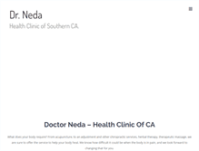 Tablet Screenshot of doctorneda.com